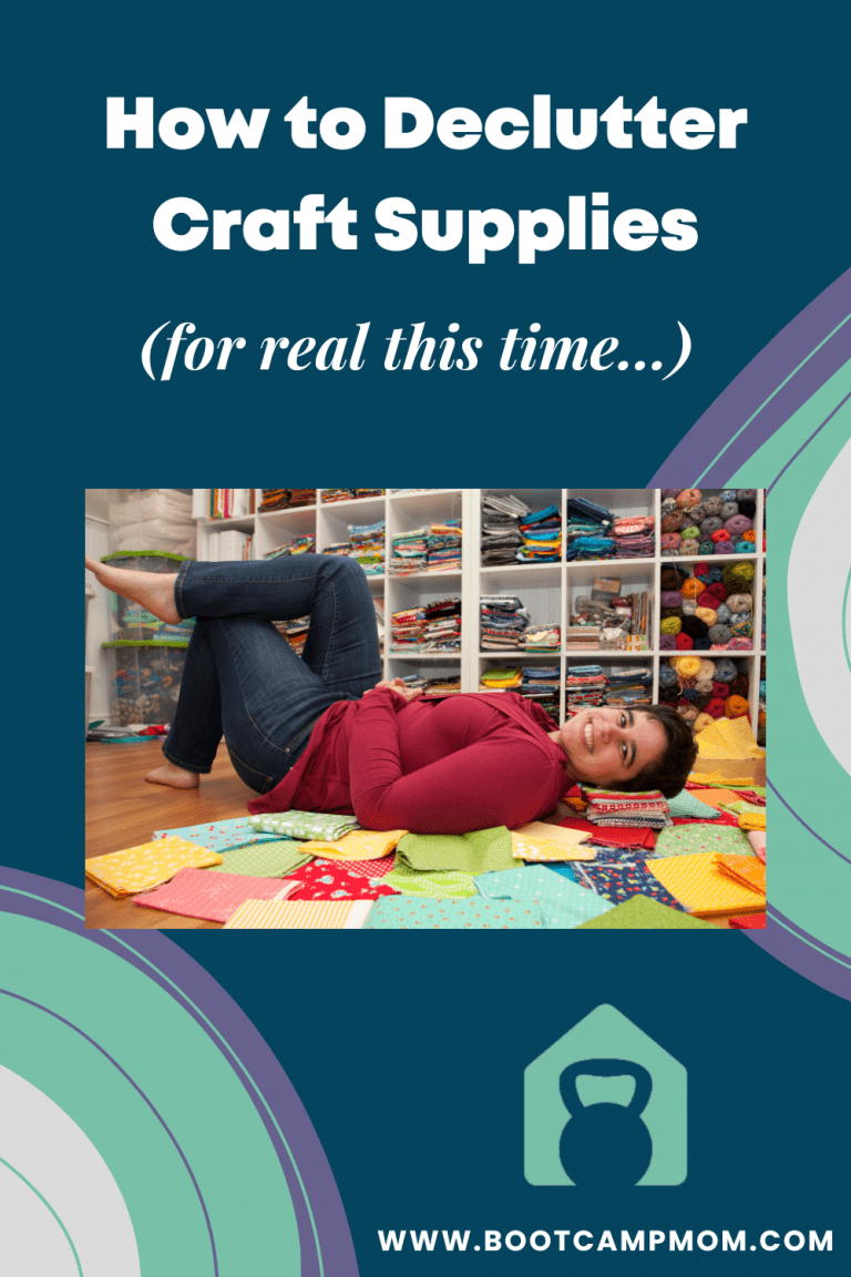 How to Declutter Craft Supplies – For Real This Time…