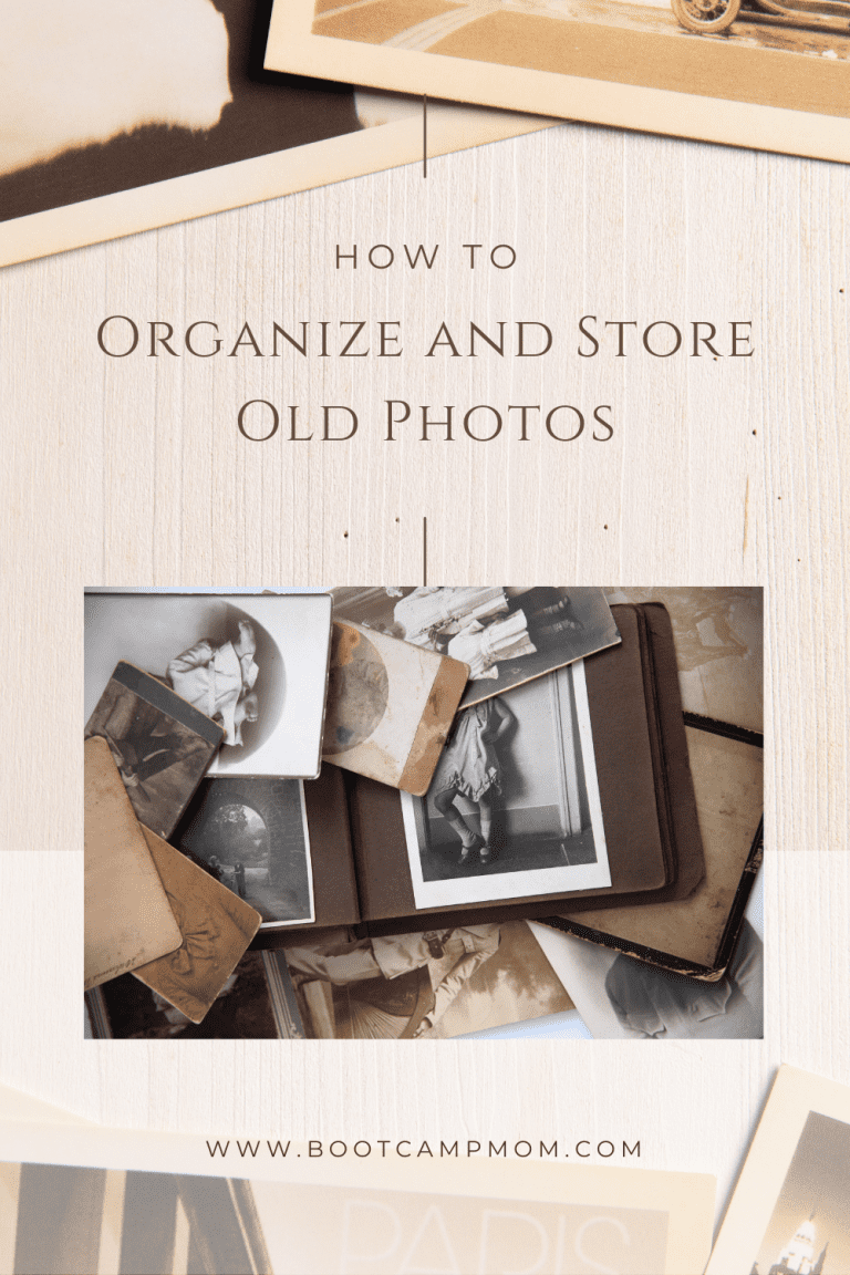 How to Organize and Store Old Photos